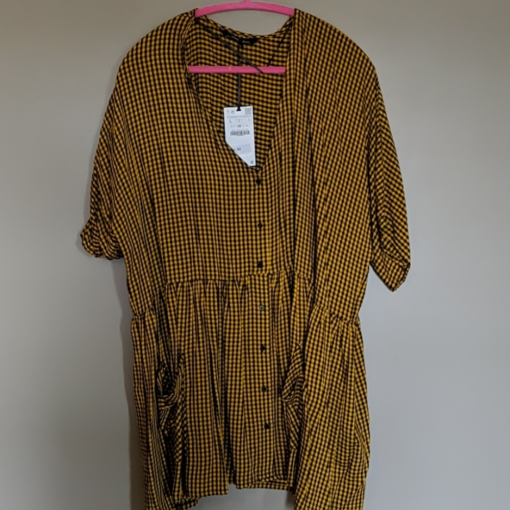 BN Zara premium flowy baby doll tunic/dress